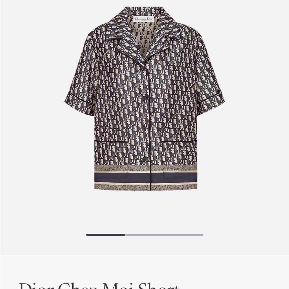Dior Chez Moi Short-
Sleeved Shirt